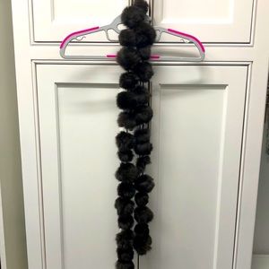 Chocolate Brown Fashion Fur Scarf